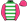 Green & White Hoops Pink Sleeves & Cap