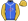 Royal Blue Diplock Racing Logo White Seams Gold & White Seams Sleeves & Cap