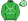 Green White Intersecting Lines & Striped Cap