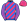 Royal Blue Pink Diagonal Stripes & Striped Sleeves Pink & Royal Blue Seams Cap