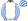 White Blue Striped Sleeves & Cap