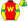 Red Yellow W & Sleeves Green Chevron Armbands Quartered Cap