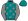 Teal Grey Stars & Sleeves