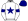 White Navy Blue Star Armbands & Cap