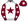 White Burgundy Star Burgundy Sleeves White Stars Burgundy Cap White Star