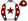 White Maroon Star & Sleeves White Stars Maroon Cap With White Star