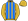 Gold Blue Stripes Gold Cap
