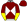 Maroon White Diablo Yellow Halved Sleeves