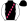 Black Bright Pink Diamond Sash White Sleeves