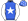 Royal Blue White Star & Sleeves Stars Cap White Pom Pom