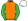 Orange Green Sleeves White Cap