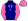Navy Blue Hot Pink Champagne Flutes Hot Pink Sleeves Navy Blue Seams Hot Pink Cap