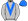 Silver Royal Blue Vee & Cap