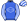 Royal Blue White Topline Logo Striped Sleeves & Cap