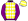 Purple Yellow Diamonds White Cap