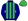 Dark Blue Green Stripes & Cap