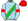 Light Blue Green Sash Red Armbands & Cap