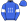 Royal Blue White Arrow & Armbands Royal Blue Cap White Arrow