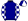 Dark Blue & White Quarters Checked Sleeves Quartered Cap