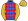 Royal Blue Red Diamonds Gold Sleeves & Cap