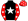 Black White Star Red & White Stars Sleeves & Cap