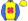 Yellow Cerise Four Leaf Clover Royal Blue Double Armbands & Peak