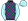 Purple Emerald Green Checks Pale Blue Sleeves & Cap