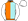 Orange & Pale Blue Vertical Halves White Sleeves & Cap