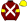 Maroon White Crossed Sashes Yellow Armbands & Cap