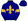 Navy Blue Gold Fleur De Lys & Armbands Navy Blue Pom Pom