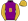 Purple Gold B Gold Sleeves Gold Cap