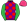Purple Red Spots Green Sleeves Pink Cap