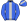 Royal Blue Silver Stripe Stripe On Cap