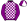 Purple & White Checks Quartered Cap