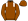 Brown White Epaulettes
