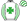 White Green Maltese Cross Diagonal Striped Sleeves & Cap White Pom Pom