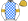 White Blue Checks Gold Armbands & Cap
