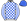 White Royal Blue Checks Striped Sleeves Royal Blue Cap