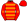 Red Orange Hoops Diamond Sleeves Red Cap