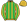 Gold & Green Stripes Gold Cap