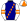 Dark Blue Orange Diamond Sash White Sleeves Orange Double Armbands Quartered Cap