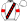 White Red & Black Diamond Sash & Armbands White Cap