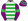 White Green Hoops Purple Sleeves Green Armbands Hooped Cap