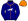 Navy Orange & White Galloping Horse Orange Seams & Cap