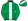 Emerald Green White Stripe Stripe Cap