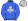 Royal Blue Silver Shamrock & Cap