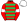 Red Green Hoops Red Sleeves White Armbands & Cap