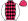 Cerise & Black Diamonds White Sleeves