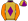 Gold Purple Diamond & Collar Orange Sleeves Gold & Purple Quartered Cap