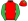 Red Green Maltese Cross Sleeves & Cap